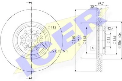 Тормозной диск ICER купить