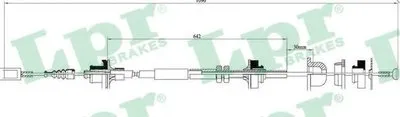 Тросик сцепления LPR купить