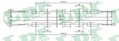 Трос, стояночная тормозная система LPR купить