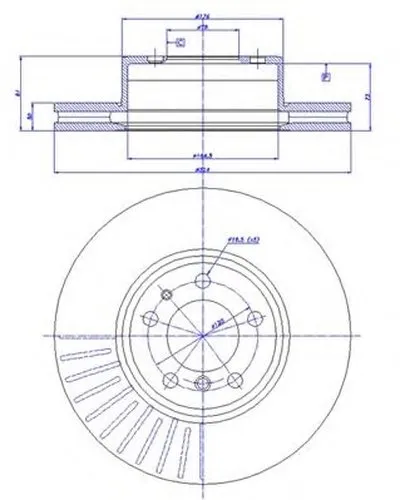 Тормозной диск HC CAR купить