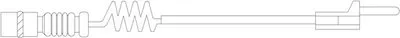Сигнализатор, износ тормозных колодок KAWE купить