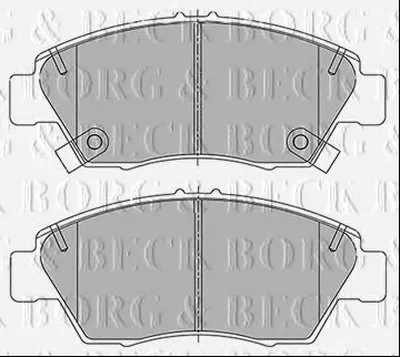 Комплект тормозных колодок, дисковый тормоз BORG & BECK купить