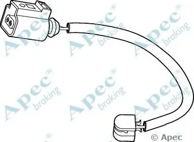 Указатель износа, накладка тормозной колодки APEC braking купить