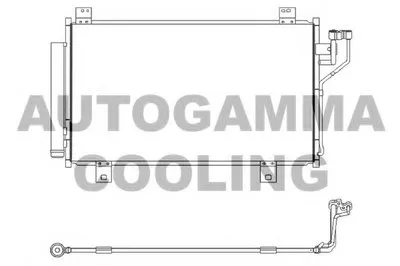 Конденсатор, кондиционер AUTOGAMMA купить