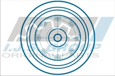 Комплект ременных шкивов, коленчатый вал IJS GROUP купить