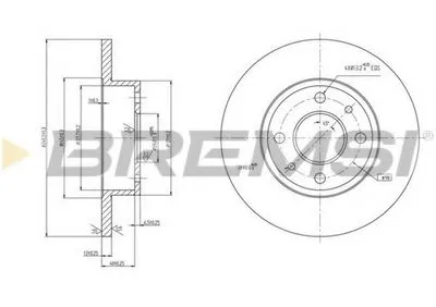 Тормозной диск BREMSI купить