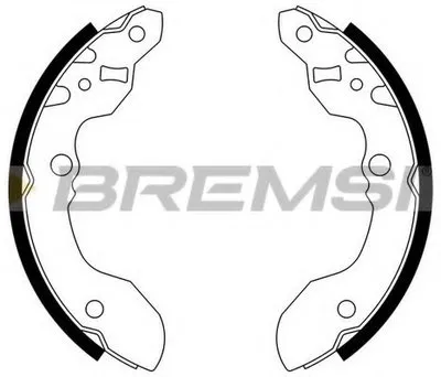 Комплект тормозных колодок BREMSI купить