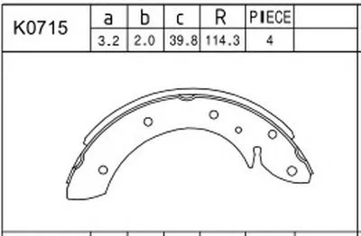 Комплект тормозных колодок ASIMCO купить