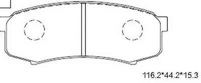 Комплект тормозных колодок, дисковый тормоз ASIMCO купить