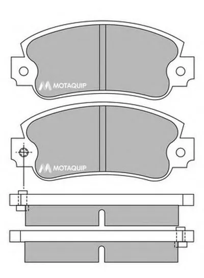 Комплект тормозных колодок, дисковый тормоз MOTAQUIP купить