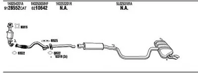 Система выпуска ОГ WALKER купить