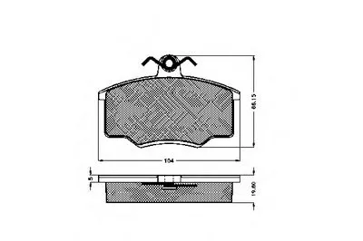 Комплект тормозных колодок, дисковый тормоз SPIDAN купить