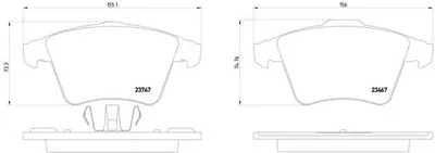 Комплект тормозных колодок, дисковый тормоз HELLA купить