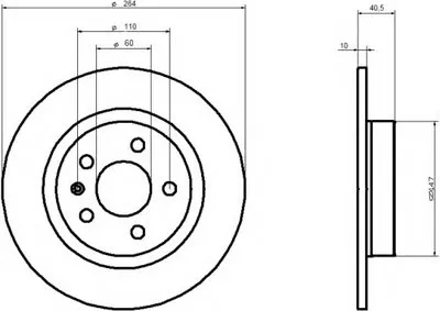 Тормозной диск HELLA PAGID купить