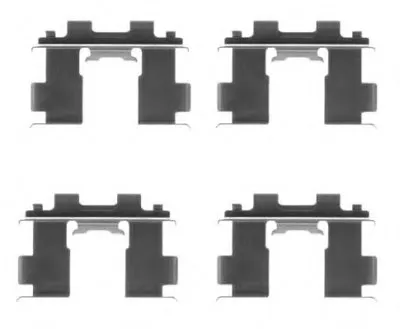 Комплектующие, колодки дискового тормоза HELLA PAGID купить