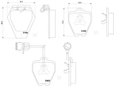 Комплект тормозных колодок, дисковый тормоз HELLA PAGID купить