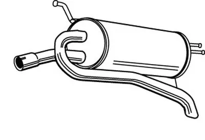 Глушитель выхлопных газов конечный WALKER купить