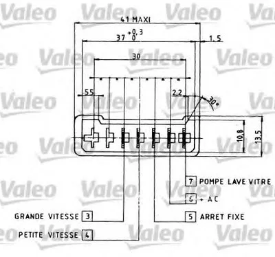 Выключатель на колонке рулевого управления VALEO купить
