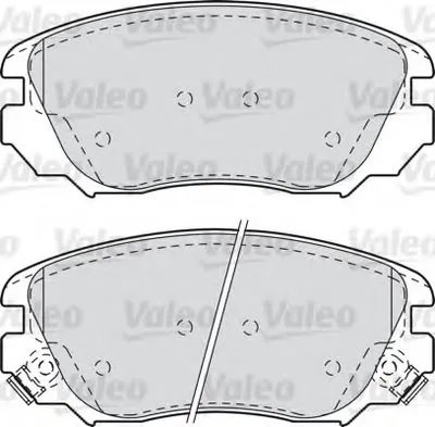 Комплект тормозных колодок, дисковый тормоз VALEO купить