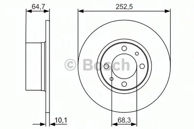 Тормозной диск BOSCH купить