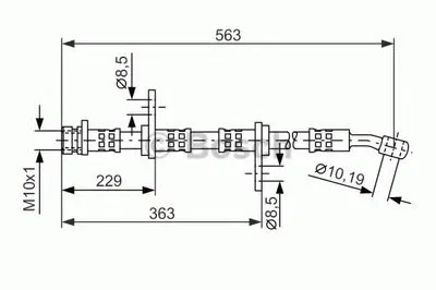 Тормозной шланг BOSCH купить