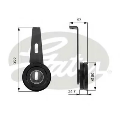 Натяжной ролик, поликлиновой  ремень DriveAlign® GATES купить