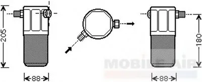 Осушитель, кондиционер VAN WEZEL купить