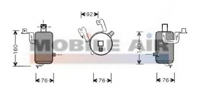 Осушитель, кондиционер VAN WEZEL купить