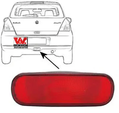 Задний противотуманный фонарь; Задний фонарь VAN WEZEL купить