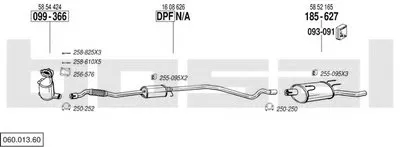 Система выпуска ОГ BOSAL купить