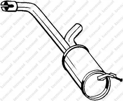 Глушитель выхлопных газов конечный BOSAL купить