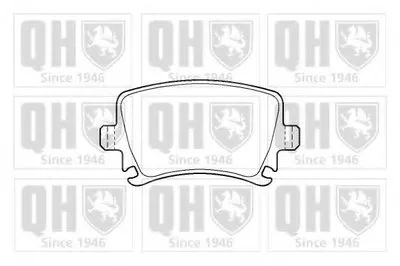 Комплект тормозных колодок, дисковый тормоз QUINTON HAZELL купить