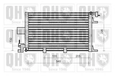 Конденсатор, кондиционер QUINTON HAZELL купить