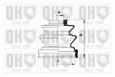 Комплект пылника, приводной вал QUINTON HAZELL купить