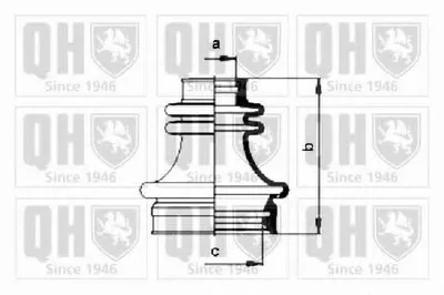 Комплект пылника, приводной вал QUINTON HAZELL купить