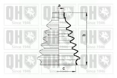 Комплект пылника, приводной вал QUINTON HAZELL купить