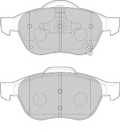 Комплект тормозных колодок, дисковый тормоз PREMIER FERODO купить