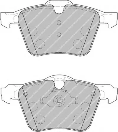 Комплект тормозных колодок, дисковый тормоз PREMIER FERODO купить