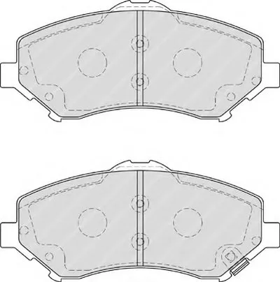 Комплект тормозных колодок, дисковый тормоз PREMIER FERODO купить
