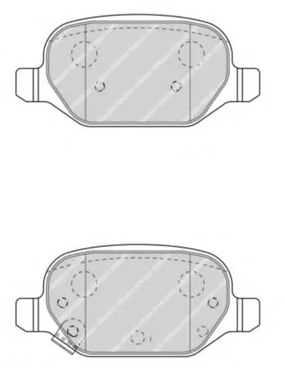 Комплект тормозных колодок, дисковый тормоз PREMIER FERODO купить