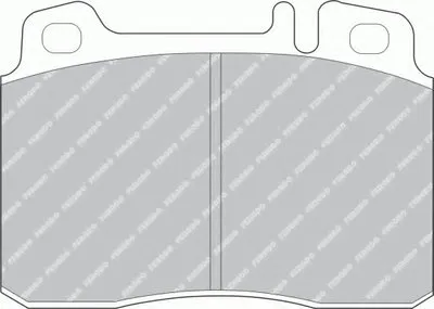 Комплект тормозных колодок, дисковый тормоз PREMIER FERODO купить