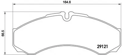 Комплект тормозных колодок, дисковый тормоз BREMBO купить