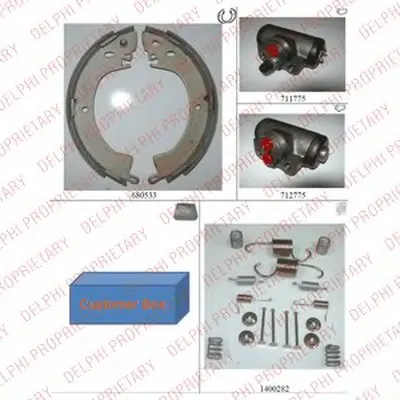 Комплект тормозных колодок DELPHI купить