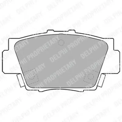 Комплект тормозных колодок, дисковый тормоз DELPHI купить