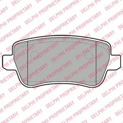 Комплект тормозных колодок, дисковый тормоз DELPHI купить