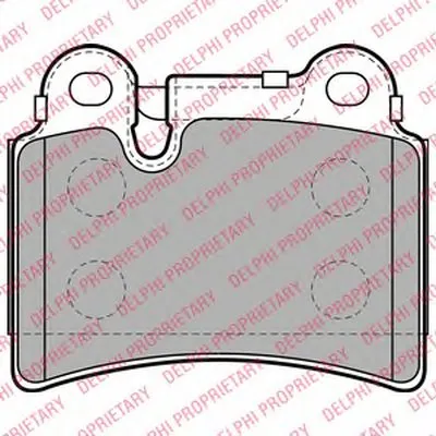 Комплект тормозных колодок, дисковый тормоз DELPHI купить