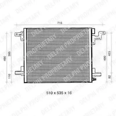 Конденсатор, кондиционер DELPHI купить