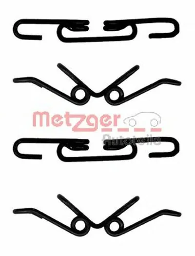 Комплектующие, колодки дискового тормоза METZGER купить