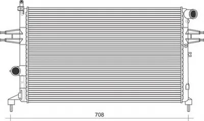 Радиатор, охлаждение двигателя MAGNETI MARELLI купить