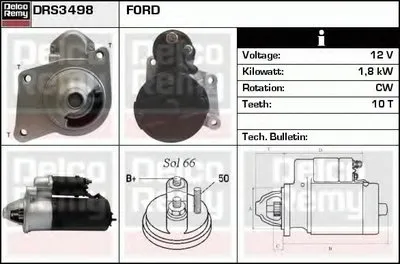 Стартер Remanufactured REMY (Light Duty) DELCO REMY купить